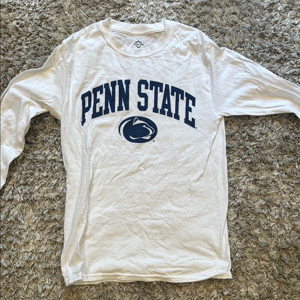 Penn State White Long Sleeve Shirt